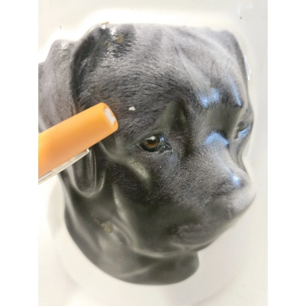 VTG Xpres Barbara‎ Augelio Best Friend Originals Black Lab Dog Ceramic Treat Jar